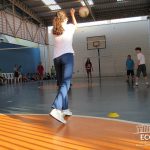 Quadra de esportes - Aula de voleibol