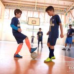 Quadra poliesportiva - Treino de Futsal